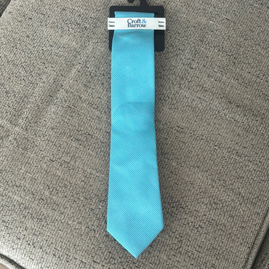 Croft  Barrow Blue Classic Necktie